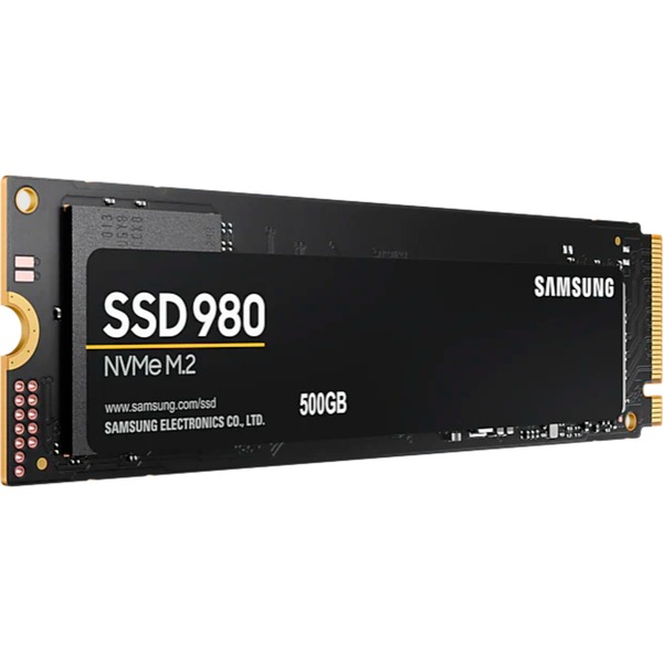 Samsung 980, 500 Go, SSD MZ-V8V500BW, M.2 (2280), PCIe Gen 3.0 x4, NVMe 1.4