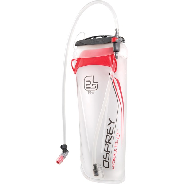 Osprey Hydraulics LT 2.5L Reservoir, Bouteille d’eau Blanc/Rouge