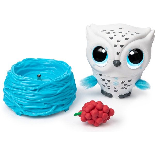Spin Master Owleez Jouet Bebe Hibou Volant Interactif Avec Effets Sonores Et Lumineux Blanc A Partir