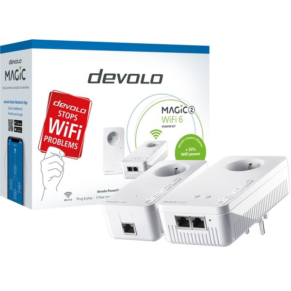 Adaptateur CPL Devolo Magic 2 WiFi 6 Blanc