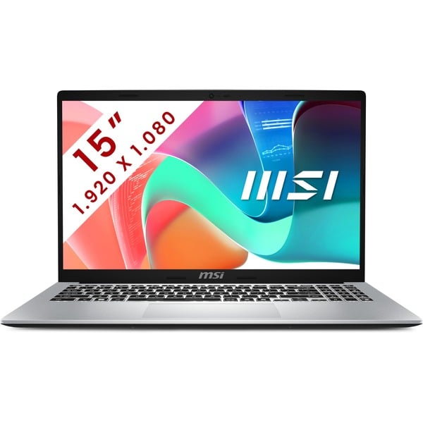 MSI Modern 15 (F13MG-018BE) PC portable Argent Core i7