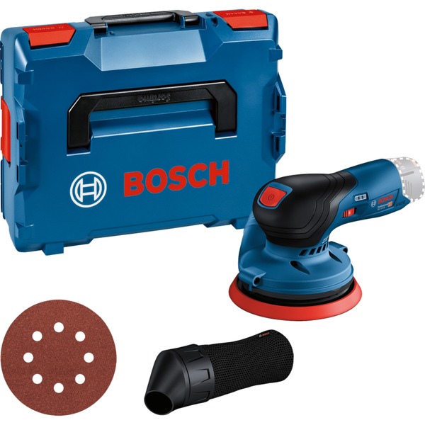 Bosch Professional BOSCH GEX 12V-125 SOLO L-BOXX, Ponceuse orbitale  Bleu/Noir