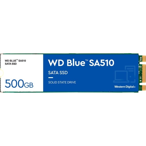 WD Blue SA510 500 Go, SSD Bleu/Blanc, WDS500G3B0B, M.2 2280