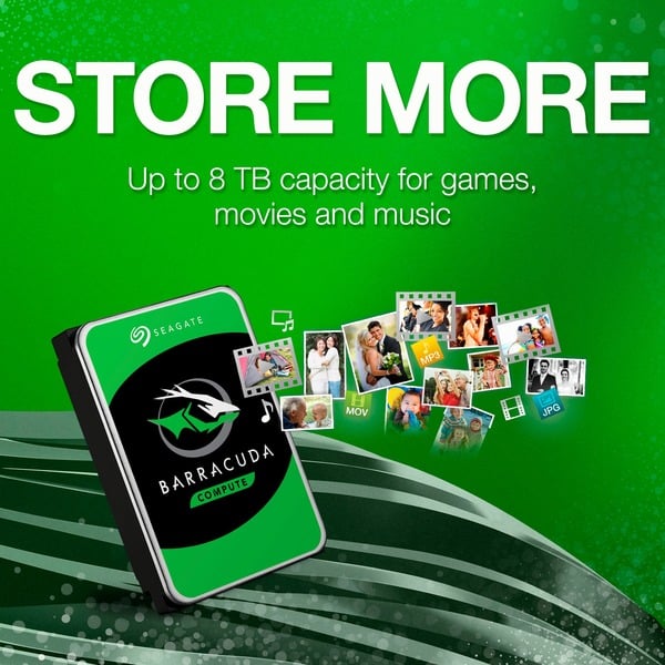 Seagate BarraCuda 2 To, Disque dur ST2000DM008, SATA 600