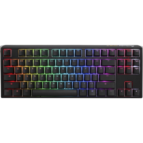 Ducky One 3 RGB TKL, clavier gaming Noir/Argent, Layout BE, Cherry