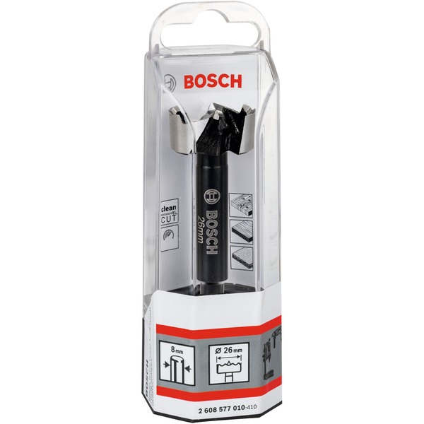 Bosch Professional Foret à pointe de centrage (Ø: 26 mm, longueur