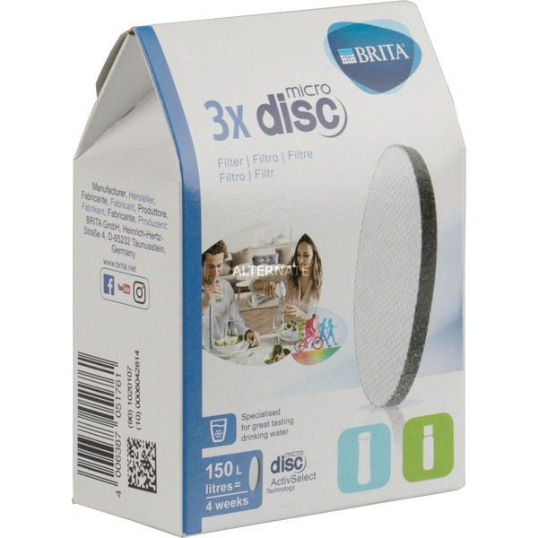 Brita 3 x MicroDisc Disque de filtre à eau 3 pièce(s) 3 pièce(s