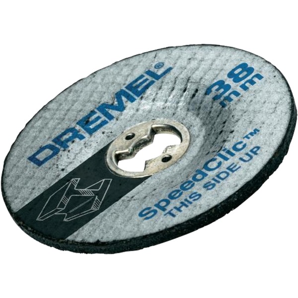 Dremel EZ SpeedClic Disque à rectifier, Meule d'affûtage Disque abrasif,  Métal, 3,8 cm