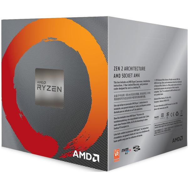 AMD Ryzen 7 3800X socket AM4, Processeur Unlocked, Wraith Prism with RGB LED