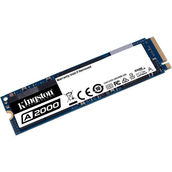 Kingston A2000 M.2 1000 Go PCI Express 3.0 3D NAND NVMe, SSD 1000 Go, M.2, 2200 Mo/s