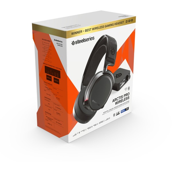 SteelSeries Arctis Pro Wireless, Casque Gaming Noir