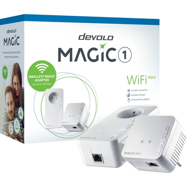 Devolo Magic 1 WiFi mini Starter Kit powerline + wlan, CPL Blanc