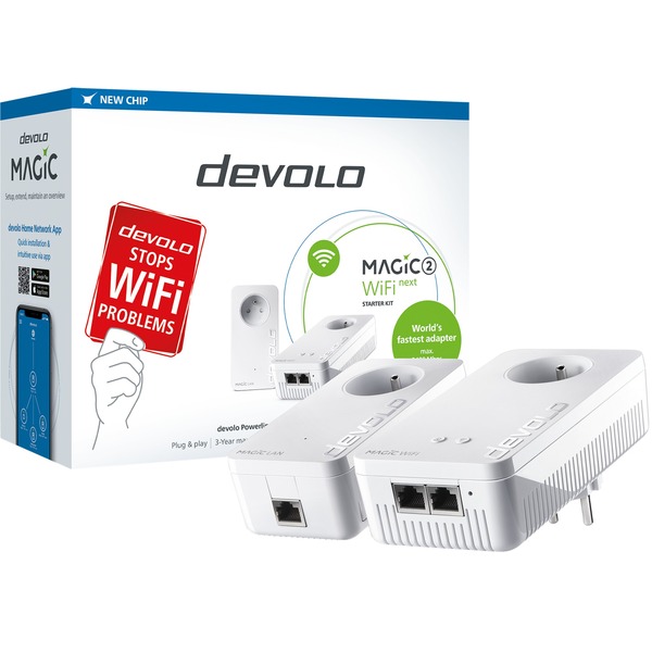 Devolo Magic 2 WiFi Next Starterkit, CPL Blanc