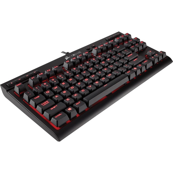 Corsair K63 Compact Mechanical, clavier gaming Noir, Layout États-Unis,  Cherry MX Red