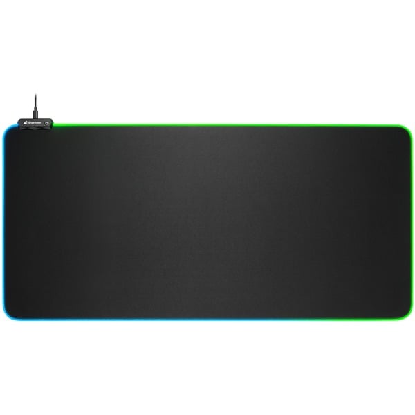 Sharkoon 1337 RGB V2 - 900, Tapis de souris gaming Noir, LED RGB