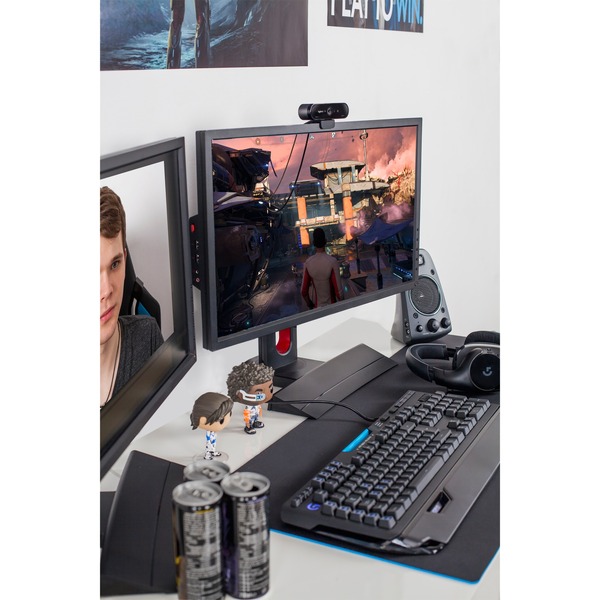 Logitech Brio Stream webcam Noir, 4096 x 21060 pixels, 60 ips, 1080p, USB 3.2 Gen 1 (3.1 Gen 1), Noir, Clip