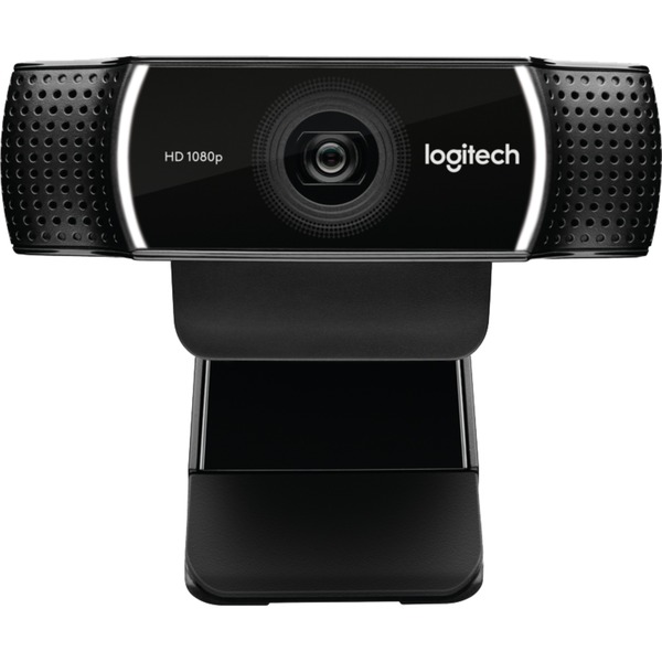 Logitech C922 Pro Stream Webcam Noir, 1920 x 1080 pixels, 60 ips, 1280x720@60fps,1920x1080@30fps, 720p,1080p, H.264, USB