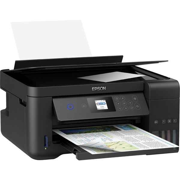 Epson EcoTank ET-2750, Imprimante multifonction Noir, Jet d'encre, Impression couleur, 5760 x 1440 DPI, A4, Impression directe, Noir