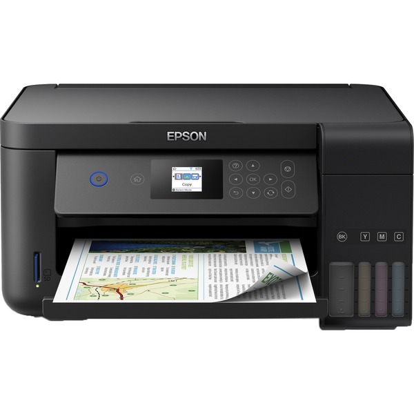 Epson EcoTank ET-2750, Imprimante multifonction Noir, Jet d'encre, Impression couleur, 5760 x 1440 DPI, A4, Impression directe, Noir