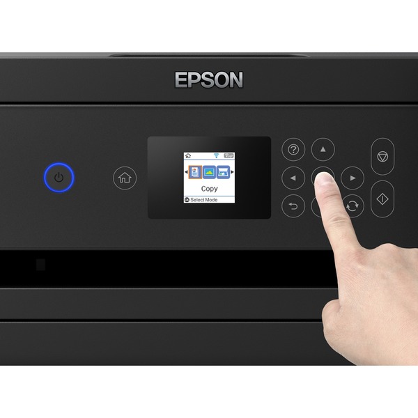 Epson EcoTank ET-2750, Imprimante multifonction Noir, Jet d'encre, Impression couleur, 5760 x 1440 DPI, A4, Impression directe, Noir
