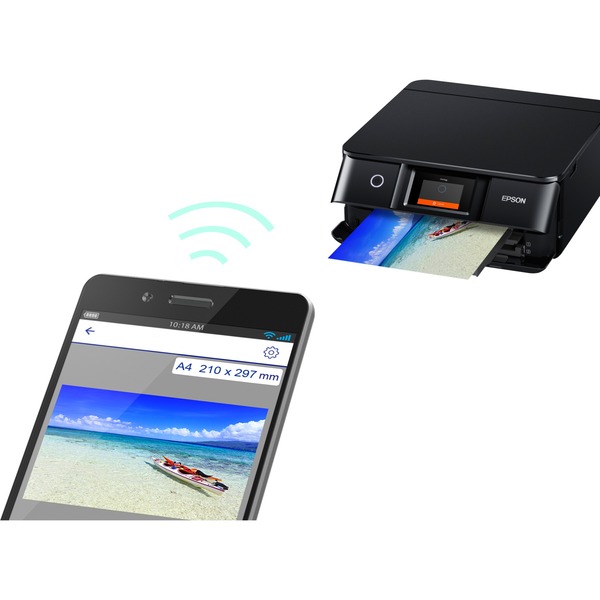 Epson Expression Photo XP-8600, Imprimante multifonction Noir, Jet d'encre, Impression couleur, 5760 x 1440 DPI, A4, Impression directe, Noir