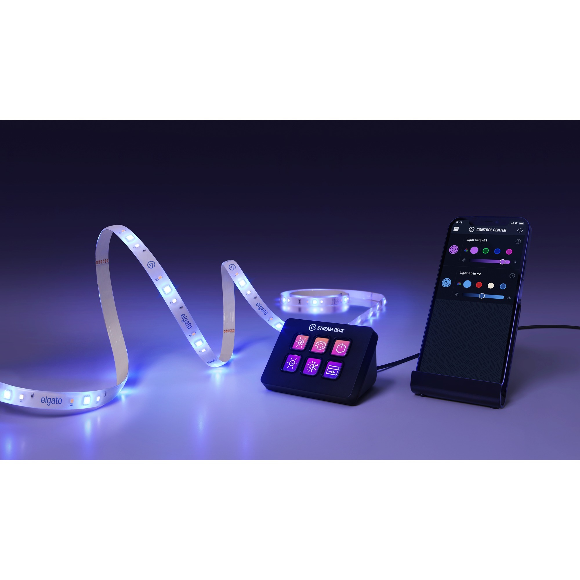 Elgato Extension pour Elgato Light Strip, Bande LED Blanc