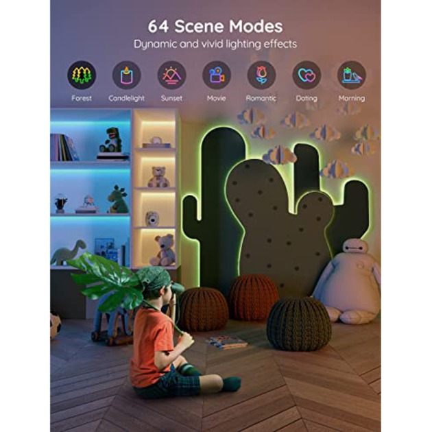 Govee H615A Bande LED RGB Wifi 5 mètres, Wifi, Bluetooth