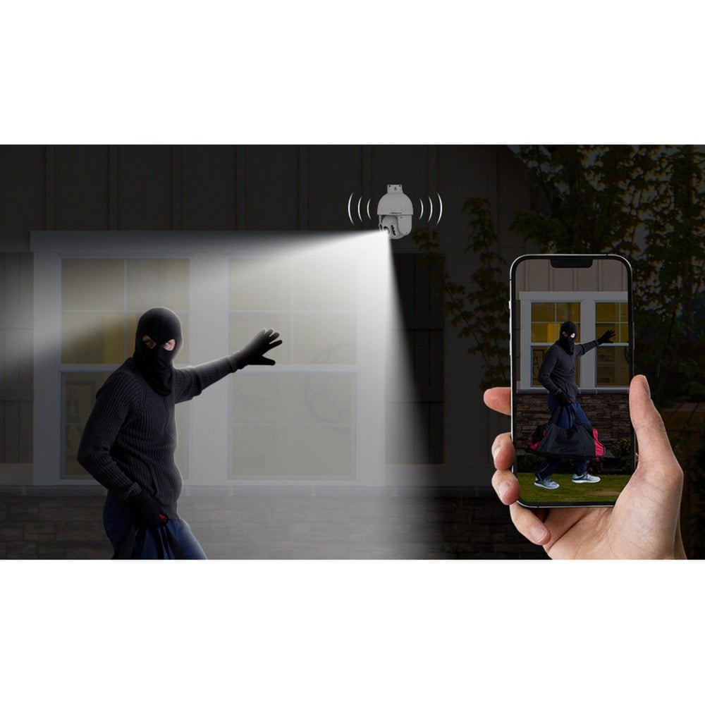 Foscam SD8EP, 4K/8MP PoE PTZ, Caméra de surveillance Noir