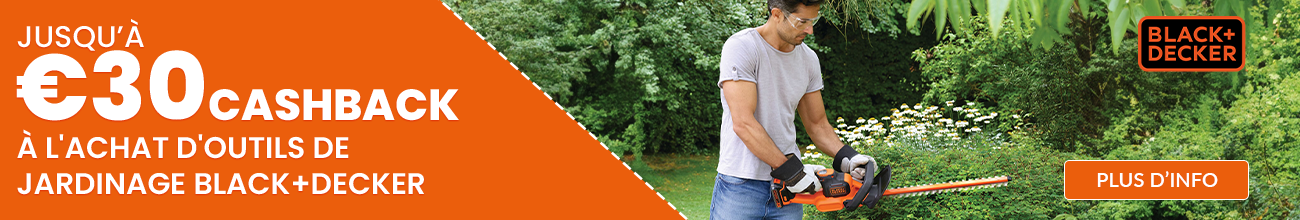 Black+DECKER 30 euro CASHBACK