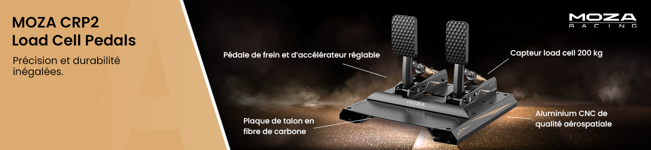 Moza CRP2 Load Cell Pedals