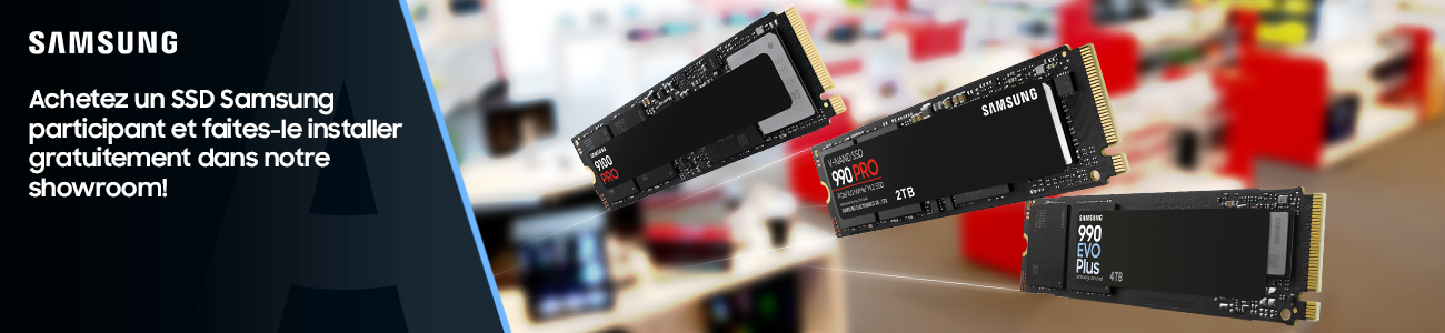 Samsung SSD installation gratuite