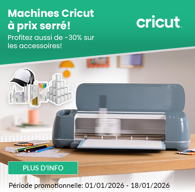 Action sur des machines Cricut
