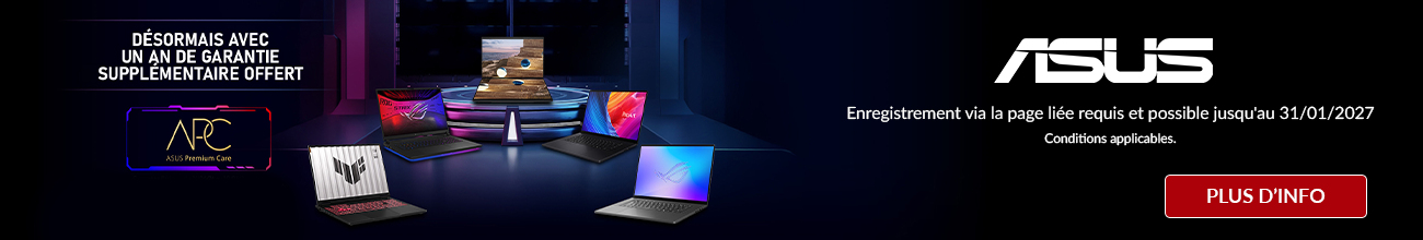PC portable ASUS garantie supplémentaire