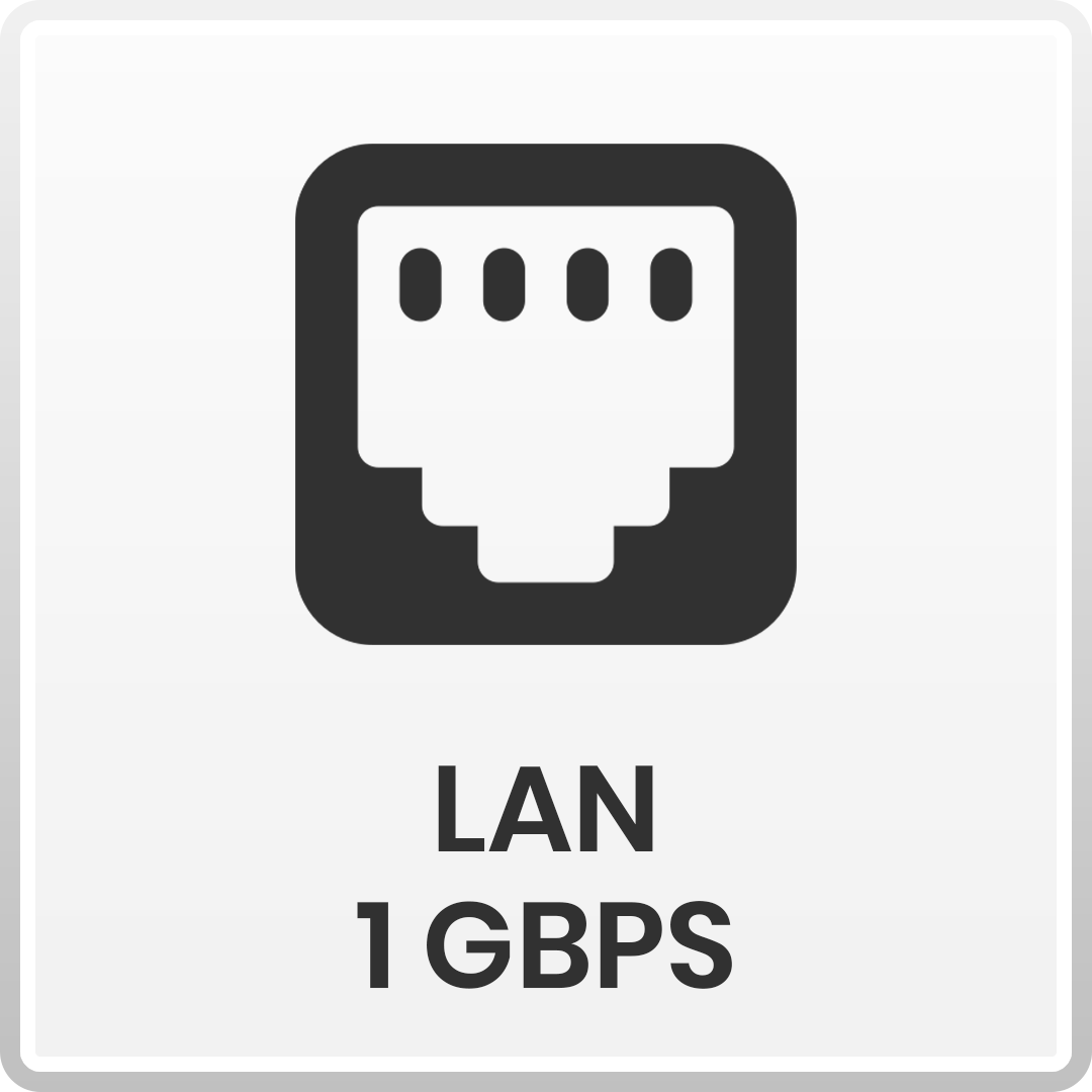 Ce PC portable est équipé d'un port réseau RJ-45 Gbps