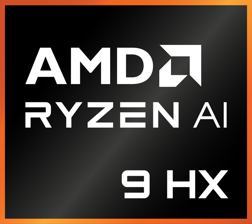 Ce PC portable est équipé d'un processeur AMD Ryzen AI 9 HX.