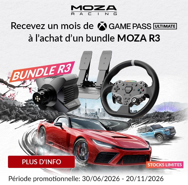 MOZA R3 Gamepass bundle