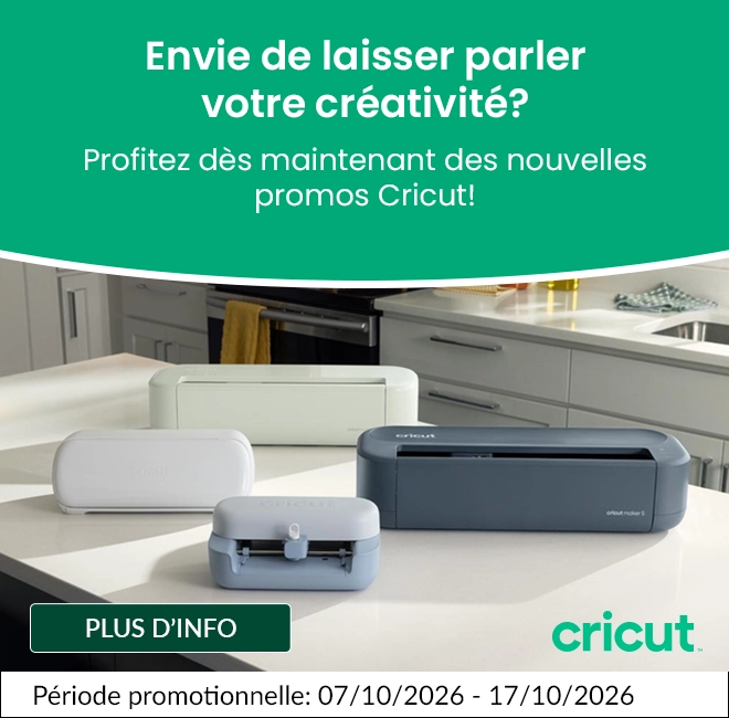 Réduction sur les machines Cricut