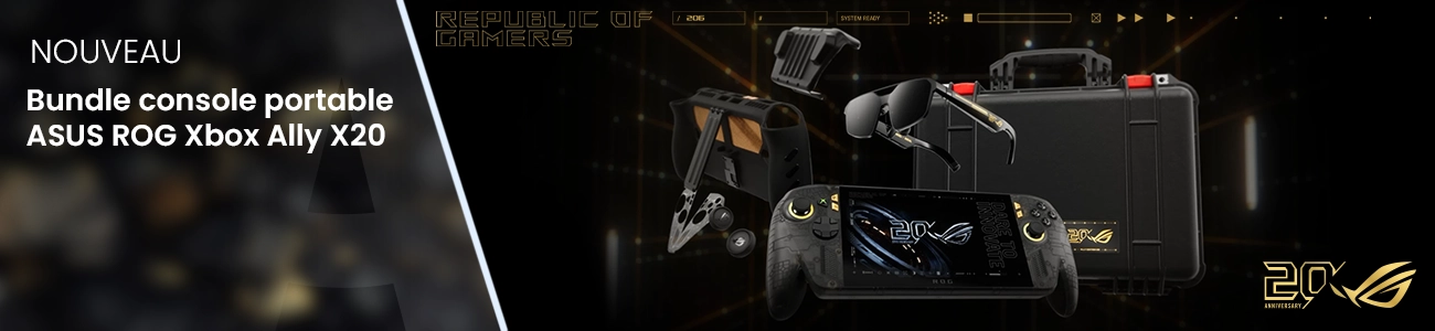 Précommandez le bundle console portable ASUS ROG Xbox Ally X20 maintenant