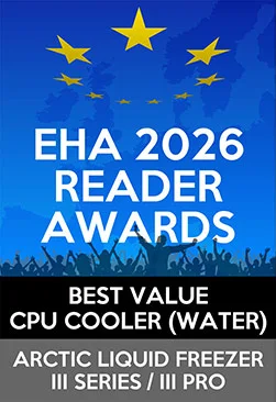 Gagnant d'un European Hardware Reader Award 2026