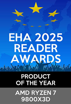 Gagnant d'un European Hardware Reader Award 2025
